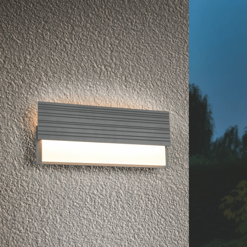 TRIO MARIZA oblong outdoor LED wall lamp IP65 anthracite