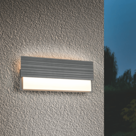 TRIO MARIZA oblong outdoor LED wall lamp IP65 anthracite