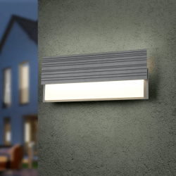 TRIO MARIZA oblong outdoor LED wall lamp IP65 anthracite