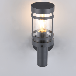 TRIO PALOMA outdoor wall lamp IP44 E27 bulb anthracite