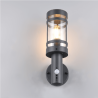 TRIO PALOMA outdoor wall lamp with E27 motion sensor