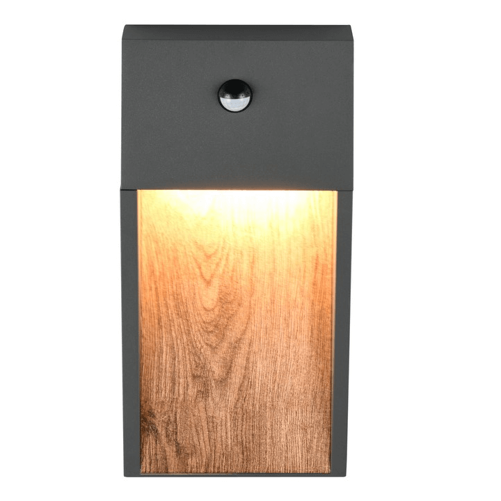 TRIO SALMON outdoor LED wall lamp 3000K with motion sensor