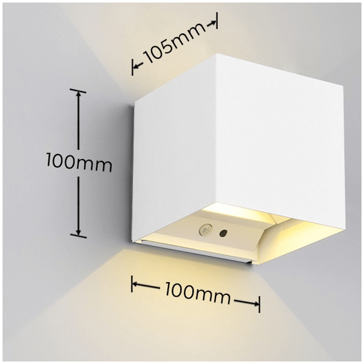 TRIO TALENT outdoor wall lamp, motion and twilight sensor