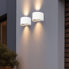 TRIO TALENT LED outdoor wall lamp with motion and twilight sensor
