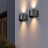 TRIO TALENT LED outdoor wall lamp with motion and twilight sensor