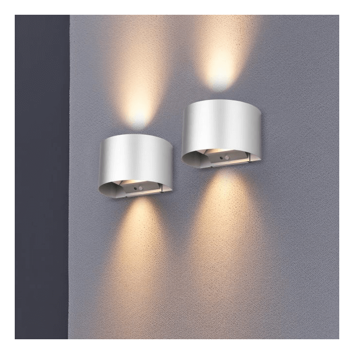 TRIO TALENT LED outdoor wall lamp with motion and twilight sensor