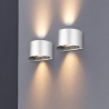 TRIO TALENT LED outdoor wall lamp with motion and twilight sensor