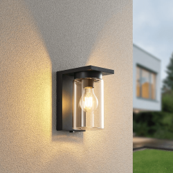 TRIO ARDILA outdoor wall lamp IP44 with twilight sensor