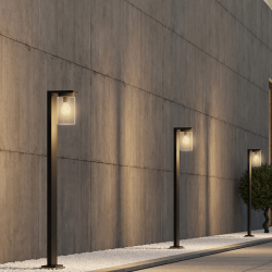 TRIO ARDILA standing garden lamp with twilight sensor