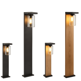 TRIO ARDILA standing garden lamp with twilight sensor