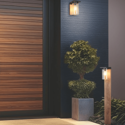 TRIO ARDILA standing garden lamp with twilight sensor