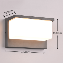 TRIO NESTOS LED outdoor wall lamp 3000K anthracite