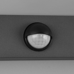 TRIO NESTOS outdoor LED wall lamp 3000K with motion sensor