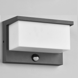 TRIO NESTOS outdoor LED wall lamp 3000K with motion sensor