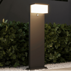 TRIO NESTOS LED garden lamp with motion sensor, 45/80cm