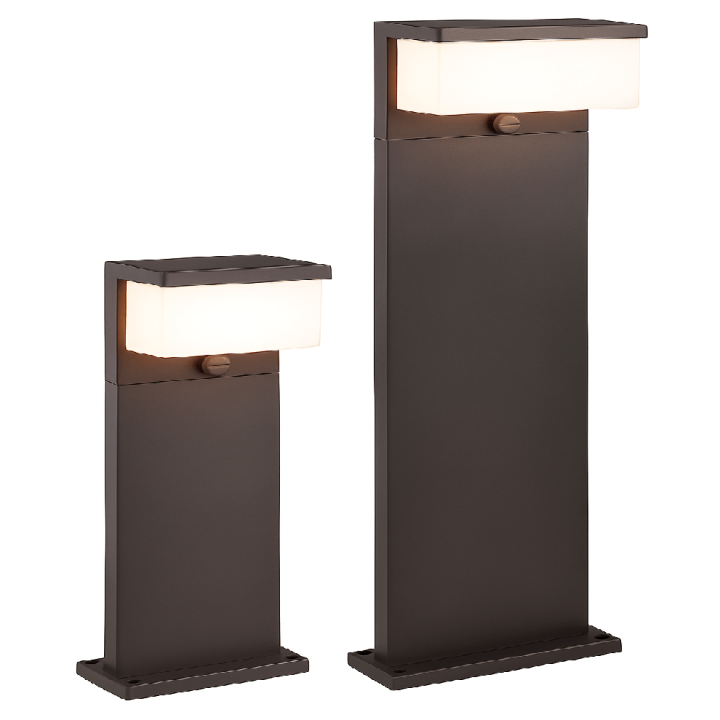 TRIO NESTOS LED garden lamp with motion sensor, 45/80cm