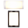 TRIO PUELO outdoor wall lamp E27 bulb white, black
