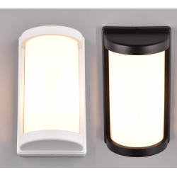 TRIO PUELO outdoor wall lamp E27 bulb white, black