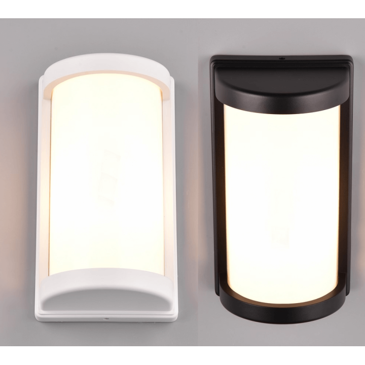 TRIO PUELO outdoor wall lamp E27 bulb white, black