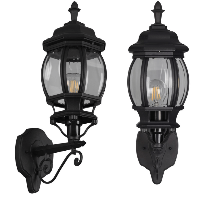 TRIO ELVO kinkiet zewnętrzny E27 60W w matowej czerni