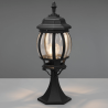 TRIO ELVO czarna lampa ogrodowa stojąca 50cm żarówka E27 60W