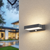 TRIO CUANDO LED outdoor wall lamp with motion sensor
