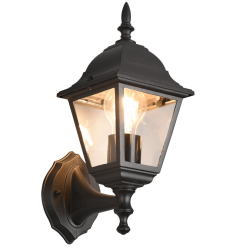 TRIO LIVENZA elegant outdoor wall lamp E27 bulb black