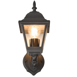 TRIO LIVENZA elegant outdoor wall lamp E27 bulb black
