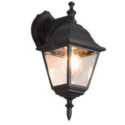 TRIO LIVENZA elegant outdoor wall lamp E27 bulb black