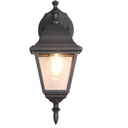 TRIO LIVENZA elegant outdoor wall lamp E27 bulb black