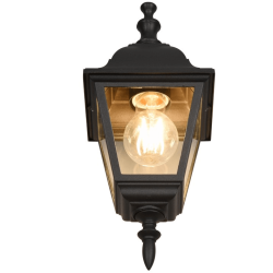 TRIO LIVENZA elegant outdoor wall lamp E27 bulb black