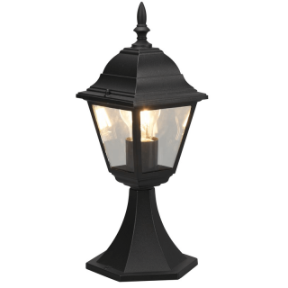 TRIO LIVENZA czarna stojąca lampa ogrodowa 40cm E27