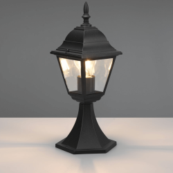 TRIO LIVENZA black standing garden lamp 40cm E27