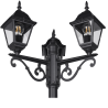 TRIO LIVENZA black garden standing lamp 200cm 3xE27
