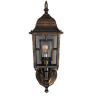 TRIO VOLTURNO outdoor wall lamp E27, elegance, antique rust