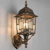 TRIO VOLTURNO outdoor wall lamp E27, elegance, antique rust