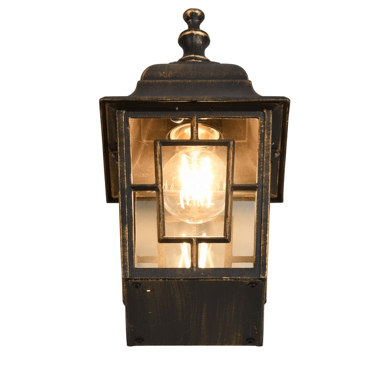 TRIO VOLTURNO rusty outdoor wall lamp, E27 bulb