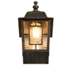TRIO VOLTURNO rusty outdoor wall lamp, E27 bulb
