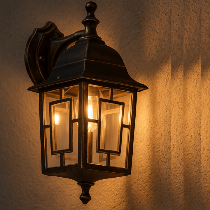 TRIO VOLTURNO rusty outdoor wall lamp, E27 bulb