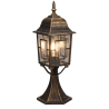 TRIO VOLTURNO rusty standing garden lamp, E27 bulb