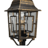 TRIO VOLTURNO rusty standing garden lamp, E27 bulb