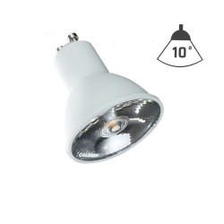 Żarówka LED GU10 6W wąski kąt świecenia 10° 3000K, 4000K