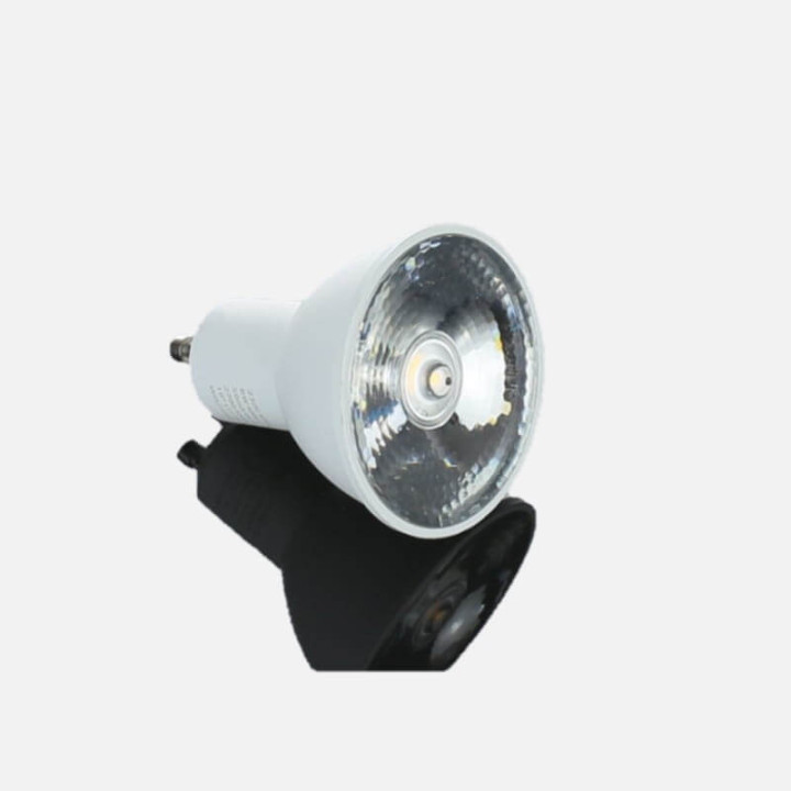 LED bulb GU10 6W narrow beam angle 10&deg; 3000K, 4000K