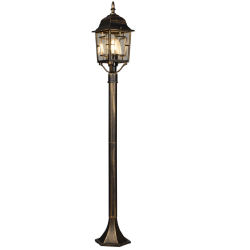 TRIO VOLTURNO rusty garden standing lamp 100cm E27