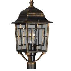 TRIO VOLTURNO rusty garden standing lamp 100cm E27