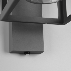 TRIO LUNGA outdoor wall lamp with twilight sensor IP44