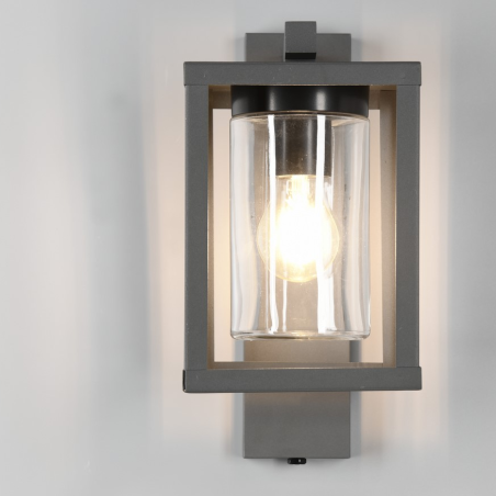 TRIO LUNGA outdoor wall lamp with twilight sensor IP44 TRIO LUNGA outdoor wall lamp with twilight sensor IP44
