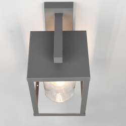 TRIO LUNGA anthracite outdoor wall lamp with motion sensor