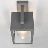 TRIO LUNGA anthracite outdoor wall lamp with motion sensor