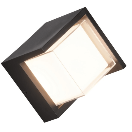 TRIO PUNO kinkiet zewnętrzny LED 800lm 3000K 8W czarny IP54